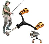 Mulinello per la pesca, ricambio per mulinello da pesca, leggero, braccio | Alluminio per accessori da pesca, acqua salata, domestica, trolling, casting, barca, riva, braccio roccioso