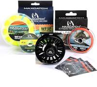 Mulinello per pesca a mosca Mulinello da mosca Maxcatch Avid Series in alluminio lavorato a CNC con pesi multipli(3/4wt)