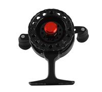 Mulinello per zattera in nylon portatile Ruota anteriore Ruota per lenza da pesca su roccia Accessorio nero con corpo principale ad alta resistenza 5 cuscinetti 3.6 1 Rapporto di