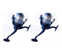 Mulinello Pesca Carpa Fondo Mare Lago Bolentino Barca Kit Combo 2 Pz. Con Filo