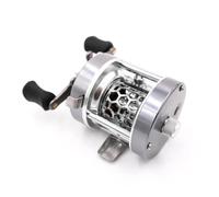 Mulinello Pesca Mulinelli Pesca Con Calibro Filo Sincrono Rotelle Lunga Distanza Interamente Metallo Micro Oggetto Fuso Canna Spinning(Silver,Left Hand)