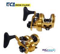 MULINELLO PESCA TRAINA TICA IRON CLAW IC10NST DOPPIA VELOCITA' MAX DRAG 16 KG