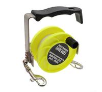 Mulinello portatile per immersioni in grotta con lunghezza della linea guida da 45,7 m o 290 m e distribuzione SKIP STOP per applicazioni SMB (45,7 m giallo)