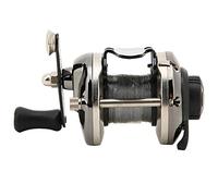 Mulinello Portatile per la Pesca sul Ghiaccio Invernale - Mulinello Laterale con Attrezzatura da Pesca (Black)