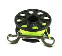 Mulinello subacqueo da 18 m con fibbia a doppia testa per un flusso di linea costante e minimo groviglio in immersione tecnica e professionale (A)