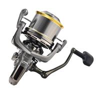 Mulinello Surfcasting Bobina Filatura Pesca 17+1BB Rapporto Trasmissione 4.8:1 Con Impugnatura Intercambiabile Sinistra Destra Cuscinetti Sfera Acciaio Mulinello Spinning Pesca(NGK8000)