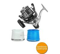 MULINELLO TRABUCCO EMERY XS SURF 8000 PESCA SURF CASTING 2 BOBINE IN EXTRA PTFE