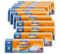 Mulinello Tragegriffmüllbeutel 20 Litro Strappare-Resistente Pellicola 10er