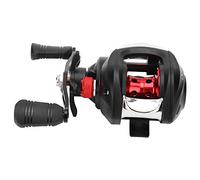 Mulinetto da Pesca Baitcasting 17 + 1 Cuscinetti 7.2:1 Sinistrorso - Freno Magnetico Regolabile, Corpo Leggero in Alluminio per Acqua Dolce e Salata