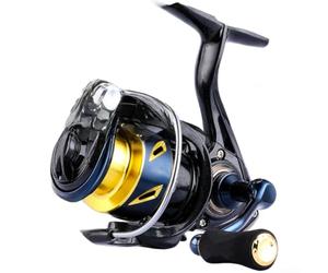 Mulinetto Pesca Pieghevole Alluminio CNC Rapporto 5.2:1 | Braccio metallo CNC pieghevole, stoccaggio compatto, per coppia elevata, durata superiore, design robusto