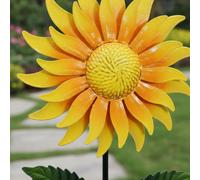 Mulino a Aria da Giardino a Girasole Installazione Semplice per Balcone, Patio