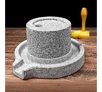 Mulino A Pietra Manuale Per Macinare Farina,Macinino Manuale Da Cucina,Per Macinare Grano,Riso,Fagioli,Semi E Mais(25cm/9.8in)