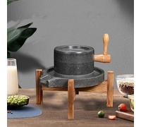 Mulino A Pietra Manuale Per Macinare Farina,Mulino A Mano Fatto A Mano,Per Cereali Secchi E Umidi,Per Caffè Spezie Noci Sale(20cm/7.9in)