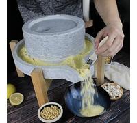 Mulino A Pietra Per Macinare Farina,Macinino Manuale A Secco/Umido,Macinacaffè Manuale Da Cucina,Per Farina,Caffè Spezie(9.8x13.8in)