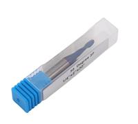 Mulino a sfera, Diametro di taglio in carburo 1/8 di pollice con gambo 1/4 di pollice, Utensili taglio CNC a 2 flauto per fresatura in alluminio e metallo