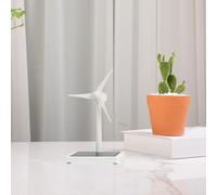 Mulino a vento ad energia solare, scrivania didattica, decorazione per la