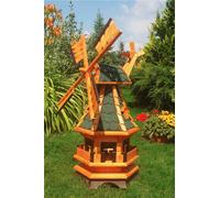 Mulino a Vento, Mulini a Vento + Cuscinetti + 95cm Bitum Verde, per Il Giardino