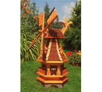 Mulino a Vento, Mulini Cuscinetti 1,0 M Rosso, Giardino, Regolabile Cuscinetti
