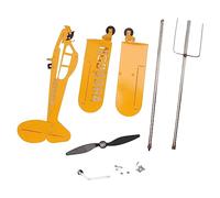 Mulino a vento Piper J3 Cub Airplan | Spinner in metallo 3D per il giardino/patio/decorazione del tetto | Rustproof & Hand - Ornamento esterno saldato | Design unico degli aerei (L 28 pollici)