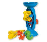 mulino ad acqua per sabbia 28 cm con set di accessori