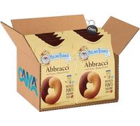 Mulino Bianco Abbracci Biscotti con Cacao e Panna Fresca 350g [CAIYA® BOX da 8 Confezioni]
