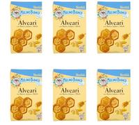 Mulino Bianco Alveari Biscotti Frollini con Burro Salato e miele 300g [BOX con 6 Confezioni]