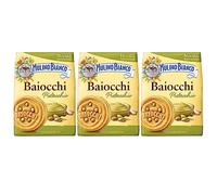 MULINO BIANCO Baiocchi - biscotti con ripieno di pistacchio 240g (Pistacchio, x3)