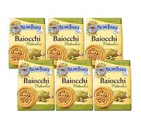 MULINO BIANCO Baiocchi - biscotti con ripieno di pistacchio 240g (Pistacchio, x6)