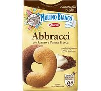 Mulino Bianco Biscotti Abbracci, Cacao e Panna Fresca, 350g
