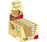 Mulino Bianco Biscotti Baiocchi con Crema alla Nocciola e Cacao | Ideale per Colazione, Merenda e come Snack Dolce, Confezione da 42 Pacchetti