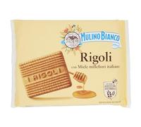 Mulino Bianco Biscotti Frollini Rigoli con Miele Italiano, Perfetti per la Colazione- 800 g (Confezione da 6)
