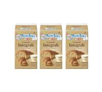Mulino Bianco Cornetti Integrali, Confezione da 3 Pacchi, 6 Pezzi per Pacco, 100% Farina Integrale