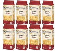 Mulino Bianco Cracker Salati, Lievitazione Naturale, 500g, Confezione da 8