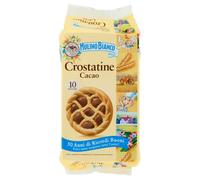 Mulino Bianco Crostatine con Crema al Cacao e Nocciole - Colazione e Snack Dolce per Merenda - 10 Crostatine (400 g)