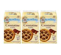 MULINO BIANCO Crostatine Cacao -biscotti italiani, crostatine con crema al cacao e nocciole 400g x 3 parcelle (Cacao, x3)