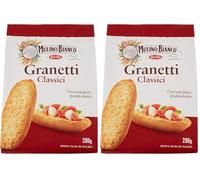 Mulino Bianco Crostini Granetti Classici, Snack Salato per la Merenda - 280 g (Confezione da 2)
