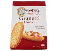 Mulino Bianco Crostini Granetti Classici Snack Salato per la Merenda, 280g
