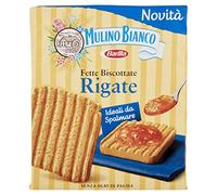 Mulino Bianco Fette Biscottate Rigate, 315 g | Ideali da Spalmare