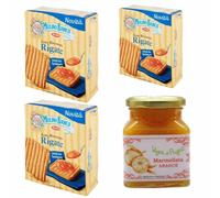 Mulino Bianco Fette Biscottate Rigate Da 315 Gr Marmellata Arance Da 340 Gr