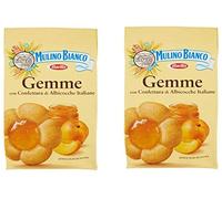 Mulino Bianco "Gemme" Dolcevita con marmellata di albicocche - 200 g, confezione da 2