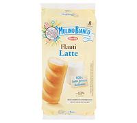 3X Mulino Bianco Flauti Italiano Spugna Dita con Latte Riempimento (8X 35g) Snack!