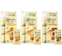 Mulino Bianco Mix Cornetti Classici Vuoti, con Crema al Cioccolato e Nocciole e Crema all'Albicocca 300gr - Speciale Food Service 2023