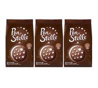 MULINO BIANCO Pan di stelle - Biscotti italiani al cioccolato con stelle glassate 350g x 3 parcelle (Pan di stelle, x3)