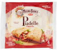 Mulino Bianco Piadella Classica, 4 confezioni da 4 pez. da 75 g [16 pez. 1200 g]