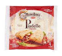 Mulino Bianco Piadella Classica - 4 confezioni da 4 pezzi da 75 g [16 pezzi, 1200 g]