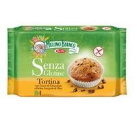 Mulino Bianco Lunette Tortina Senza Glutine con Farina Integrale di Riso e Gocce di Cioccolato, Merenda Senza Glutine e Senza Olio di Palma, Mulino Armonia, Confezione con 4 Monoporzioni