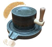 Mulino di pietra per macinare cereali,Mulino di pietra manuale per cereali - pepe manuale,Per uso domestico cucina e ristorante per cuocere caffè farina pepe sale e noci