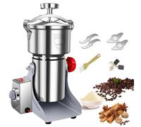Mulino elettrico 3500 W ad alta velocità, tempo di macinazione regolabile, smerigliatrice per cereali commerciale ad alta velocità in acciaio inossidabile per spezie, erbe, caffè, riso, mais (3500 W)