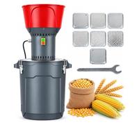 Mulino elettrico for cereali da 60 litri con 7 setacci di macinazione | Mulino for cereali secchi multifunzione, macinaspezie commerciale, for macinare spezie e mangimi for cereali, riso