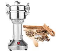 Mulino Elettrico per Cereali, macina spezie ed Erbe ad Alta velocità, Sicuro, Macchina per macinazione Superfine Commerciale, polverizzatore per Cereali secchi, può frantumare Rapidamente Tutti i Tip